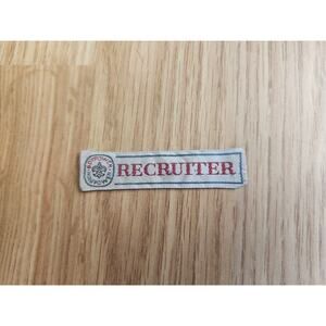 Vintage Boy Scouts of America Recruiter Strip Patch BSA Uniform Insignia Retro